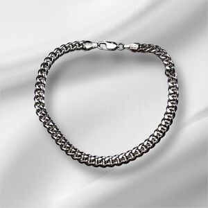 Men's Silver Chain Bracelet